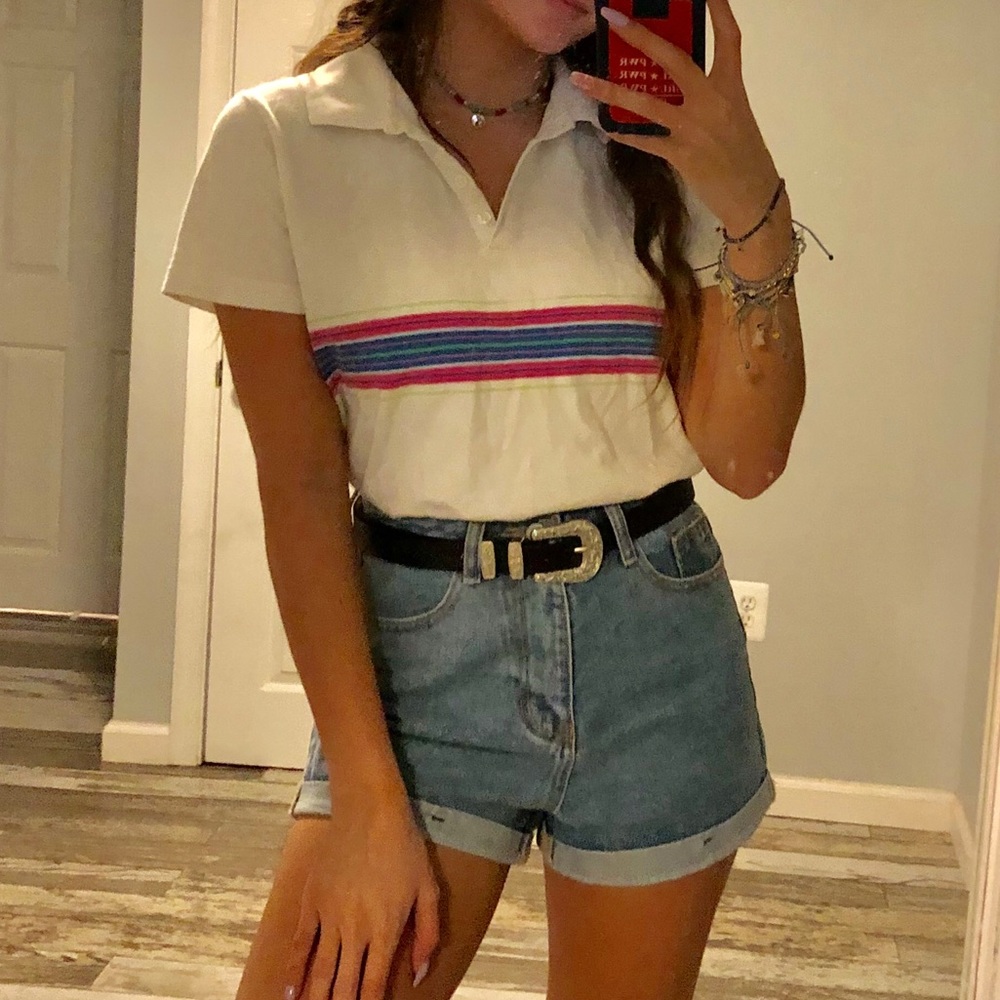 Striped Color Block Shirt